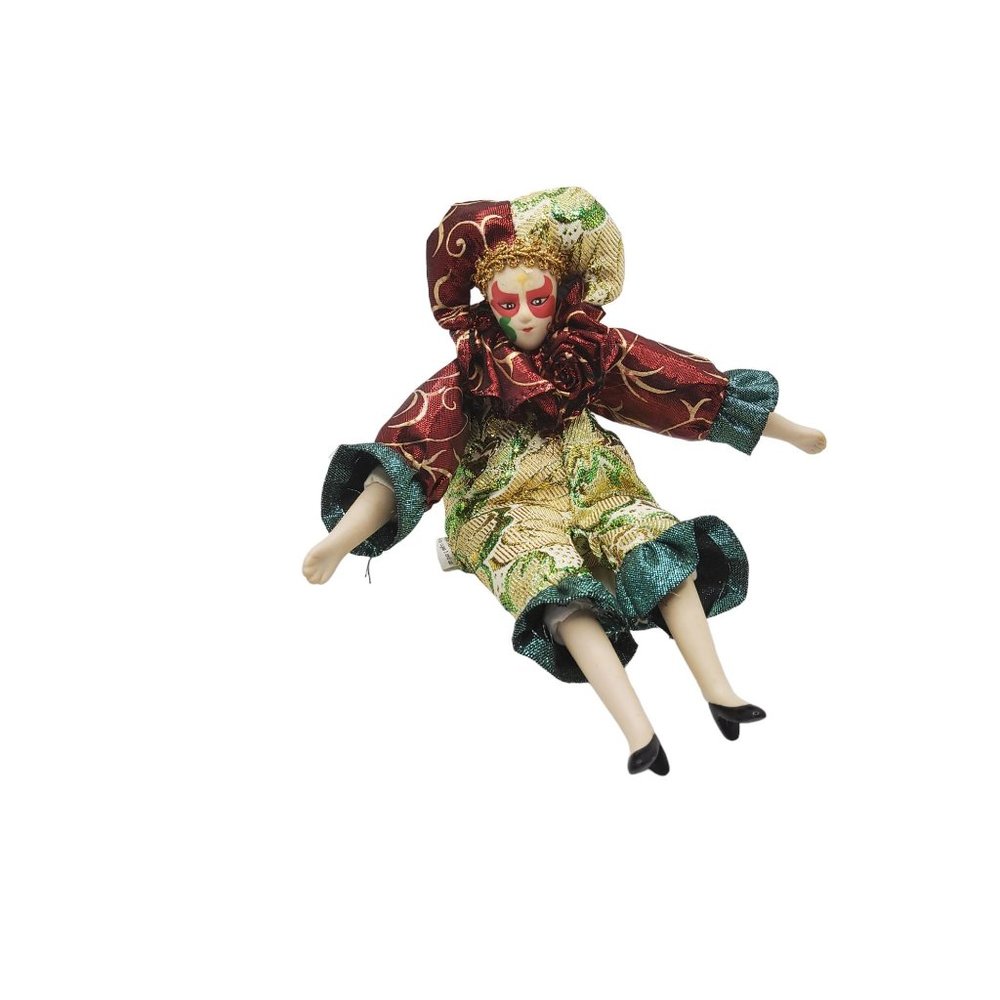 vintage sugar loaf creations jester porcelain doll